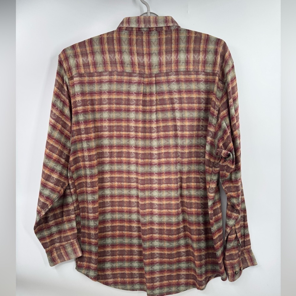 The Territory Ahead Shirt Mens 2XL Multi Color Plaid Textured Button Front - Picture 5 of 6
